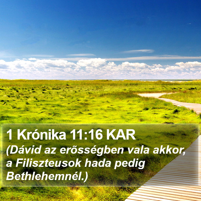 1 Krónika 11:16 KAR Bible Study