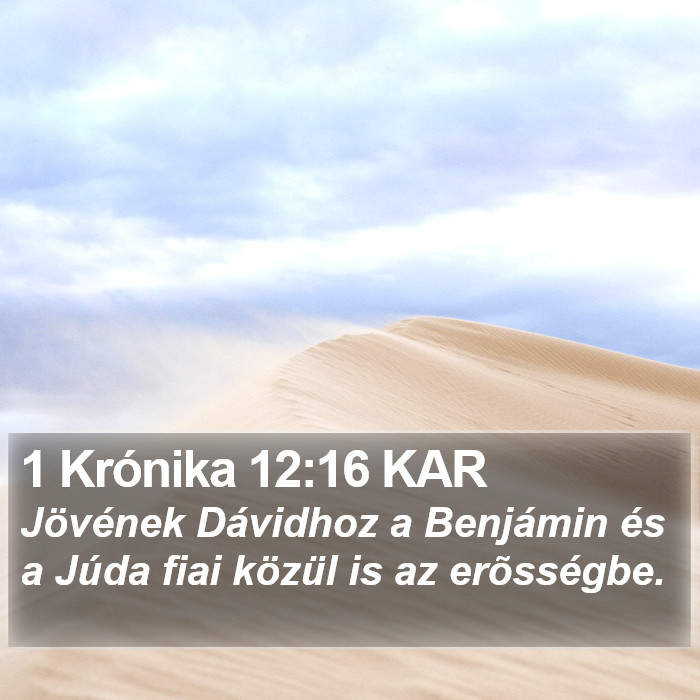 1 Krónika 12:16 KAR Bible Study