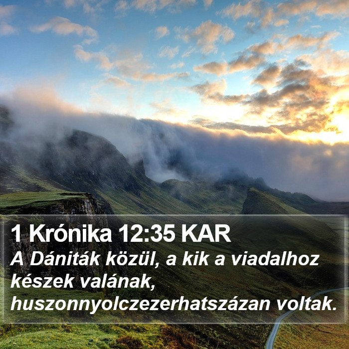 1 Krónika 12:35 KAR Bible Study