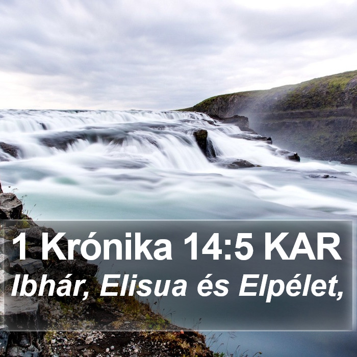 1 Krónika 14:5 KAR Bible Study