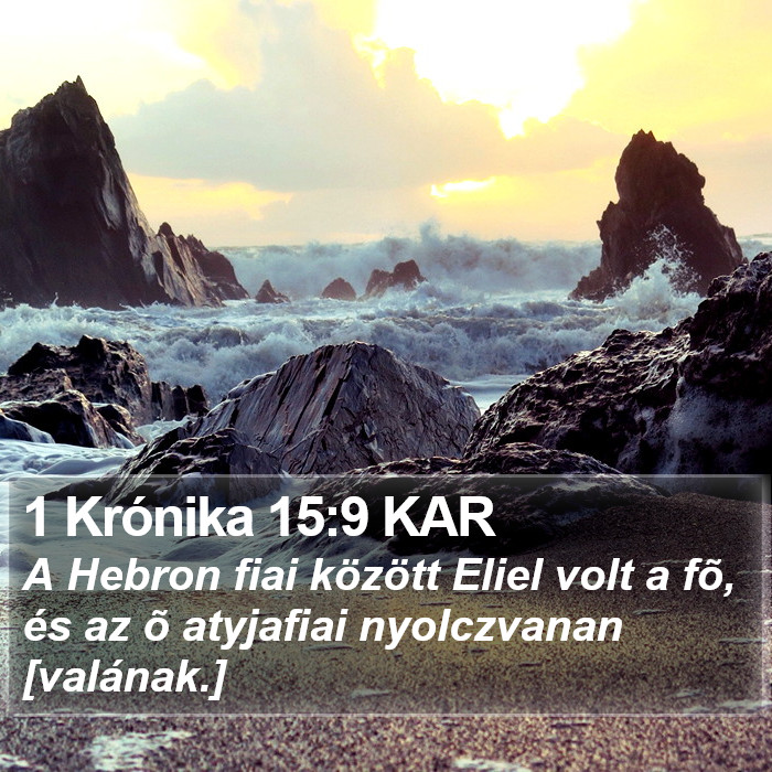 1 Krónika 15:9 KAR Bible Study