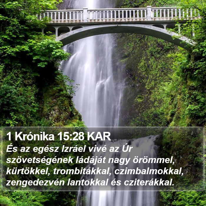 1 Krónika 15:28 KAR Bible Study