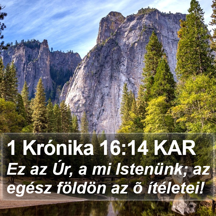 1 Krónika 16:14 KAR Bible Study