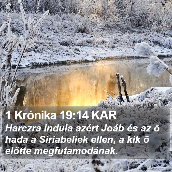 1 Krónika 19:14 KAR Bible Study