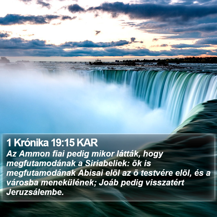 1 Krónika 19:15 KAR Bible Study