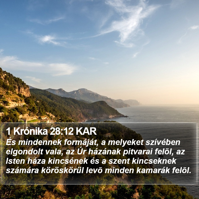 1 Krónika 28:12 KAR Bible Study