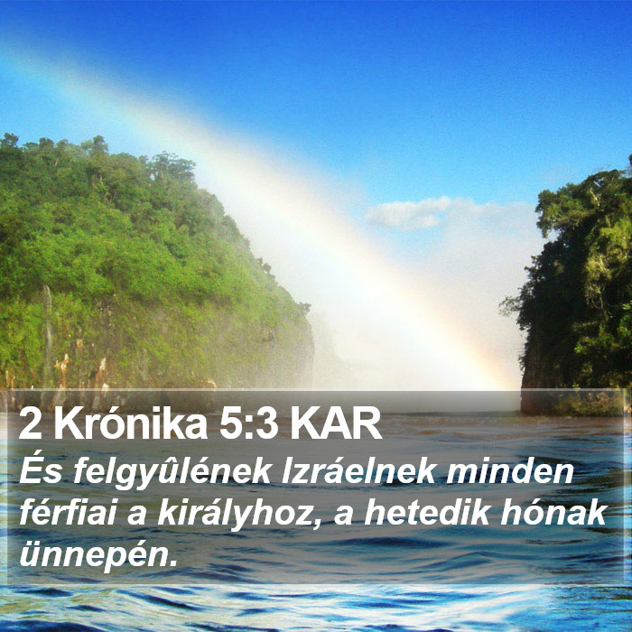 2 Krónika 5:3 KAR Bible Study