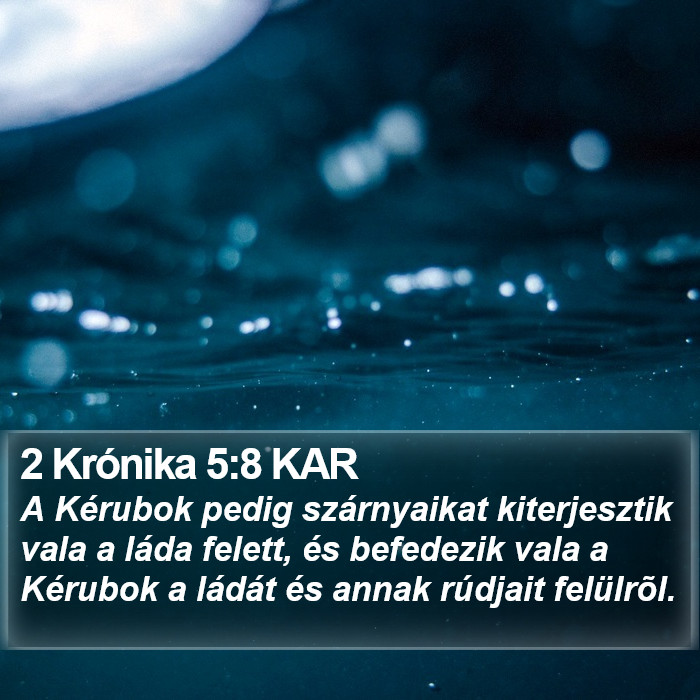 2 Krónika 5:8 KAR Bible Study