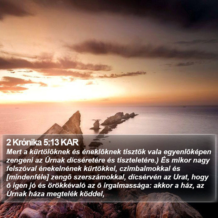 2 Krónika 5:13 KAR Bible Study