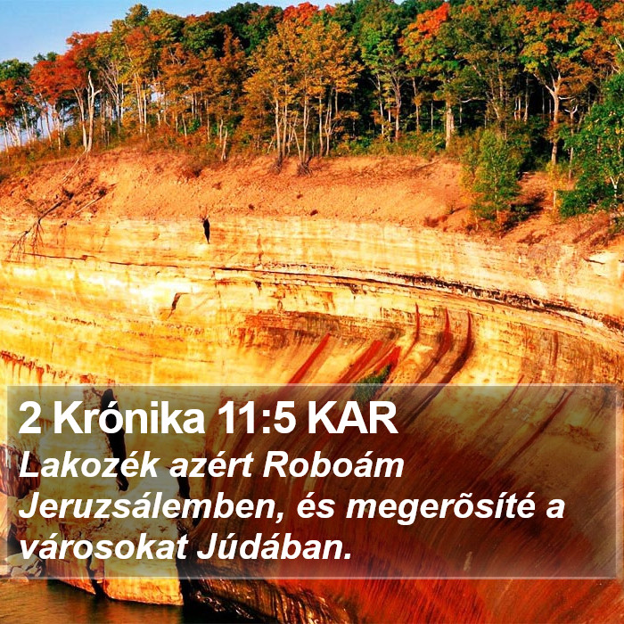 2 Krónika 11:5 KAR Bible Study