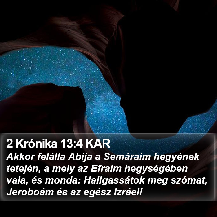 2 Krónika 13:4 KAR Bible Study