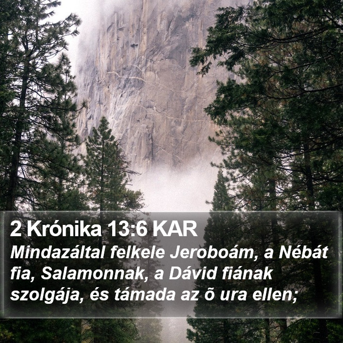 2 Krónika 13:6 KAR Bible Study