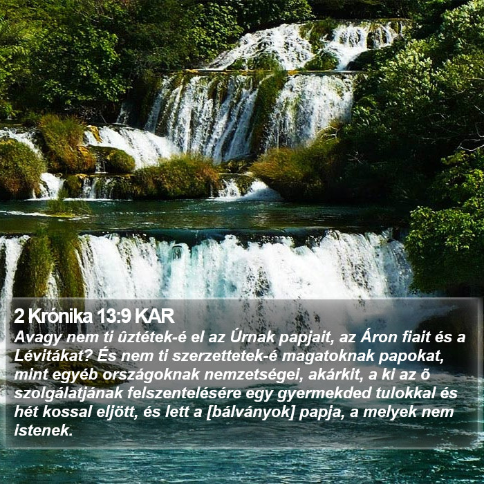 2 Krónika 13:9 KAR Bible Study