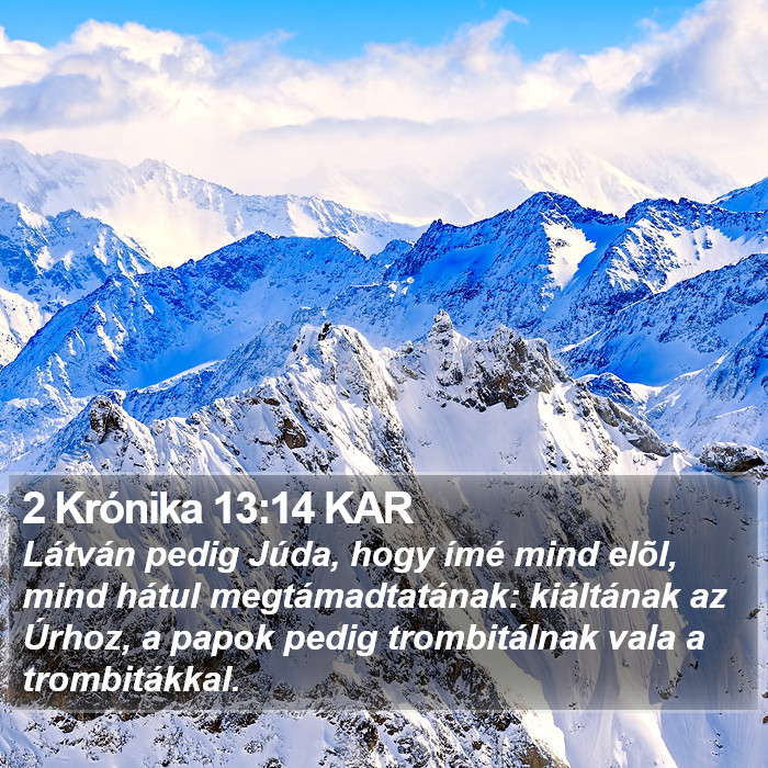 2 Krónika 13:14 KAR Bible Study