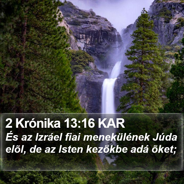 2 Krónika 13:16 KAR Bible Study