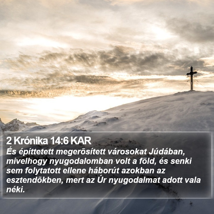 2 Krónika 14:6 KAR Bible Study