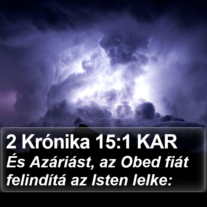 2 Krónika 15:1 KAR Bible Study