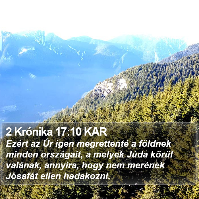 2 Krónika 17:10 KAR Bible Study