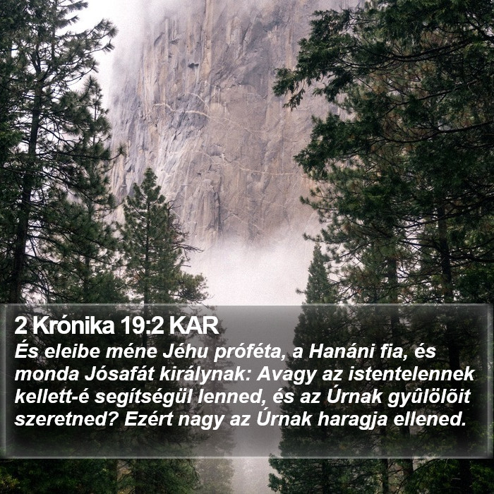 2 Krónika 19:2 KAR Bible Study