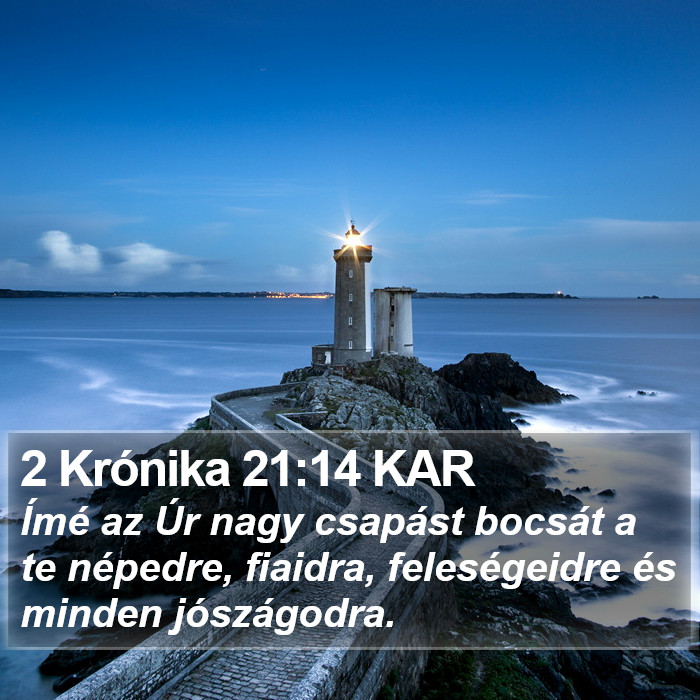 2 Krónika 21:14 KAR Bible Study