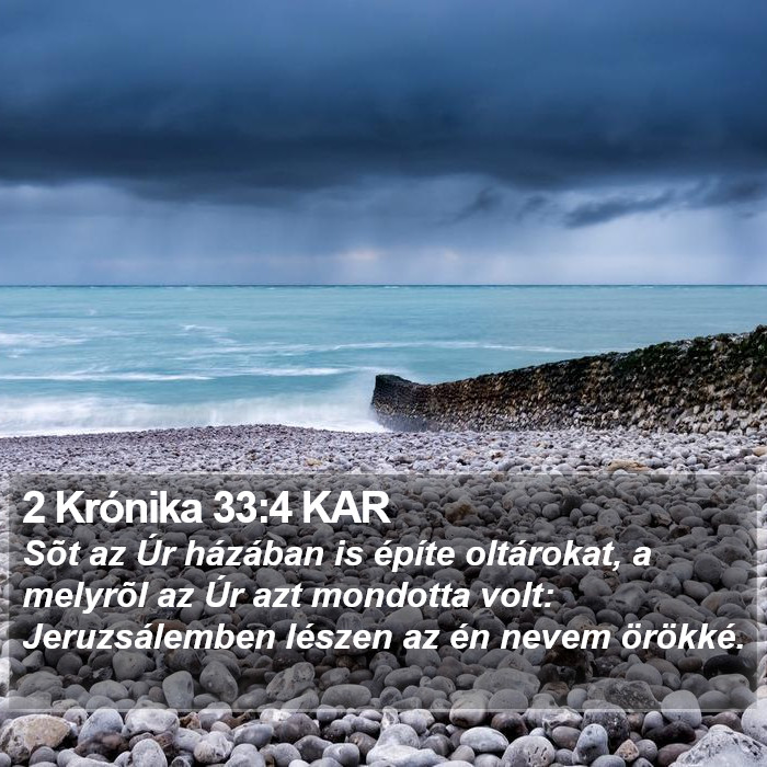 2 Krónika 33:4 KAR Bible Study