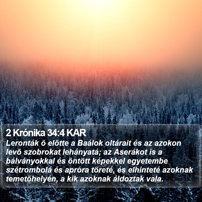 2 Krónika 34:4 KAR Bible Study