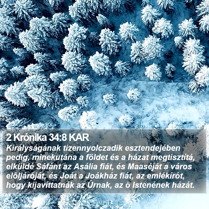 2 Krónika 34:8 KAR Bible Study