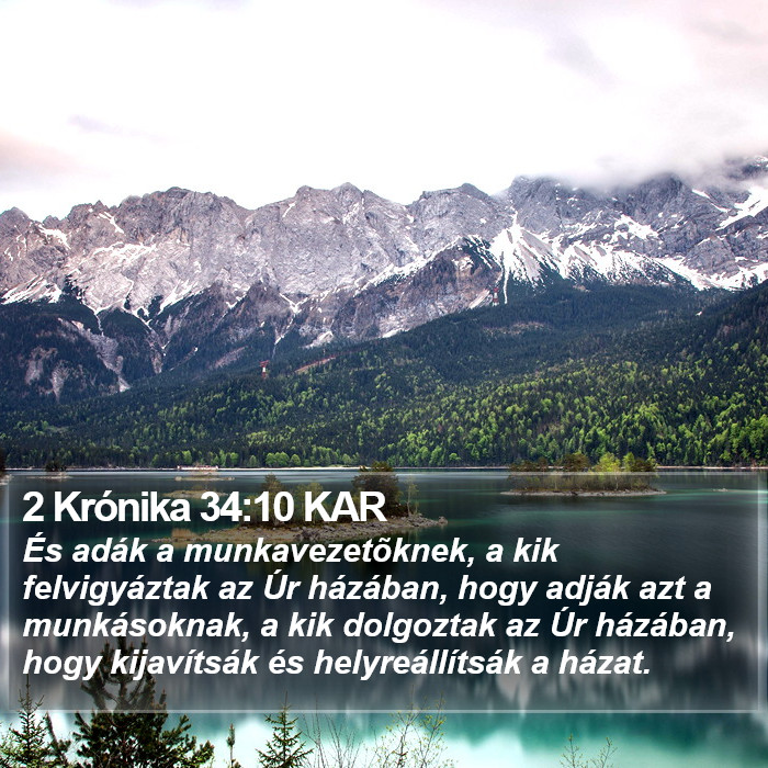 2 Krónika 34:10 KAR Bible Study