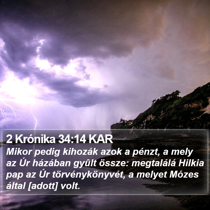 2 Krónika 34:14 KAR Bible Study