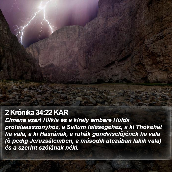 2 Krónika 34:22 KAR Bible Study