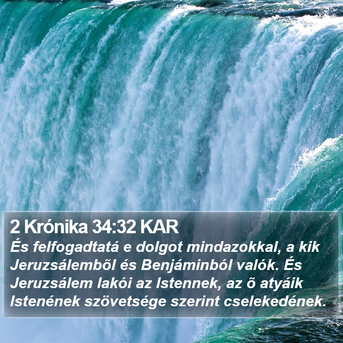 2 Krónika 34:32 KAR Bible Study