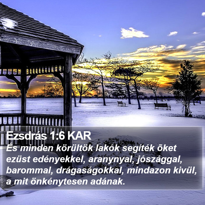 Ezsdrás 1:6 KAR Bible Study