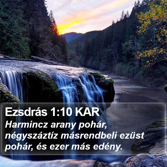 Ezsdrás 1:10 KAR Bible Study