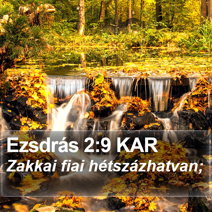 Ezsdrás 2:9 KAR Bible Study