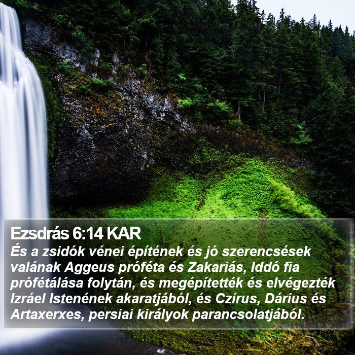 Ezsdrás 6:14 KAR Bible Study