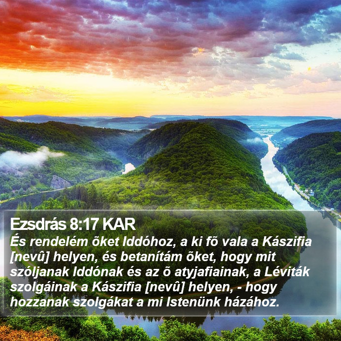 Ezsdrás 8:17 KAR Bible Study