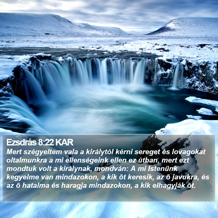 Ezsdrás 8:22 KAR Bible Study