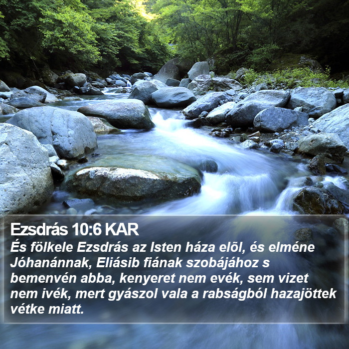 Ezsdrás 10:6 KAR Bible Study