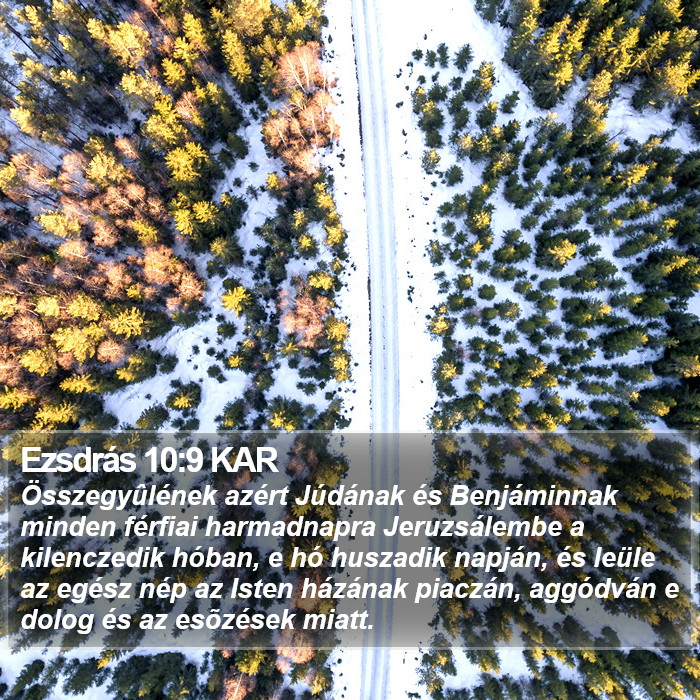 Ezsdrás 10:9 KAR Bible Study