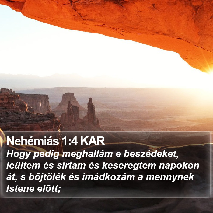 Nehémiás 1:4 KAR Bible Study