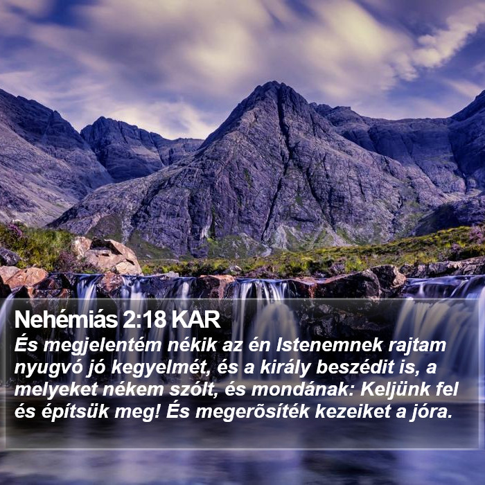 Nehémiás 2:18 KAR Bible Study