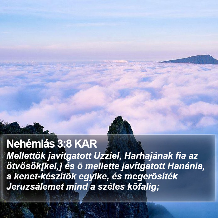 Nehémiás 3:8 KAR Bible Study