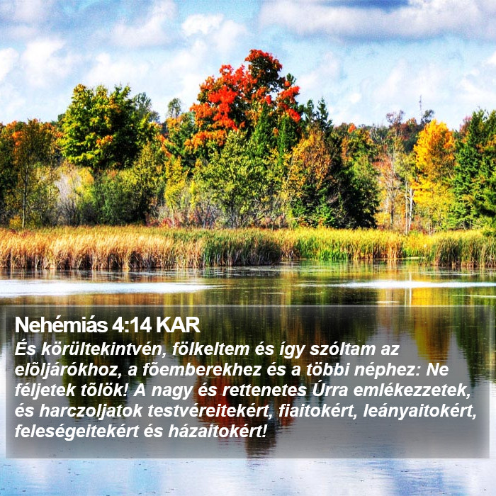 Nehémiás 4:14 KAR Bible Study