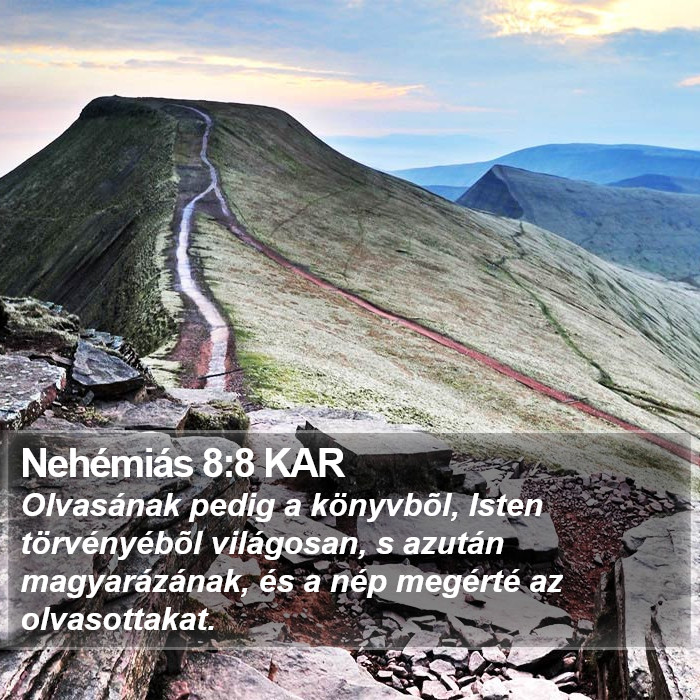 Nehémiás 8:8 KAR Bible Study