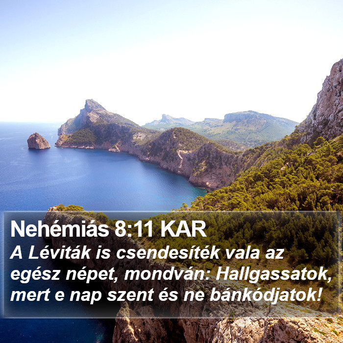 Nehémiás 8:11 KAR Bible Study