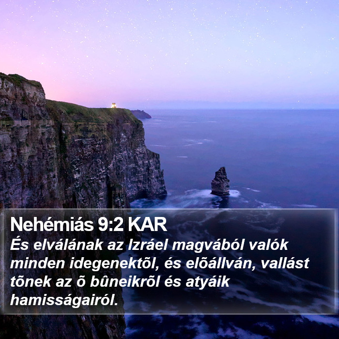 Nehémiás 9:2 KAR Bible Study