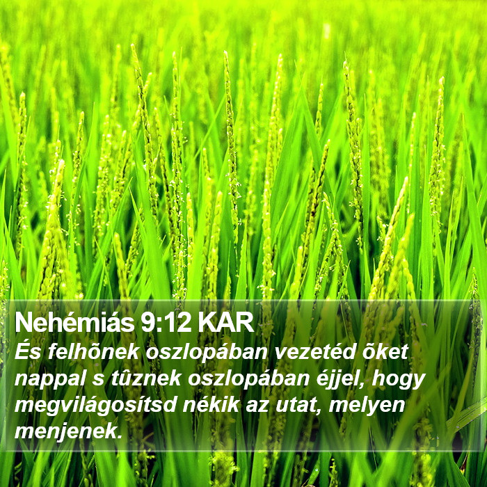 Nehémiás 9:12 KAR Bible Study