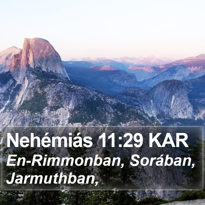 Nehémiás 11:29 KAR Bible Study