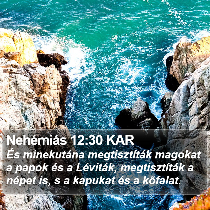 Nehémiás 12:30 KAR Bible Study