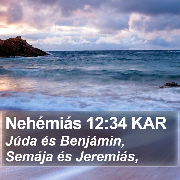 Nehémiás 12:34 KAR Bible Study